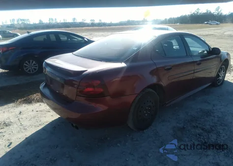 2004 Pontiac Grand Prix Gtp z USA, uszkodzony, nr VIN 2G2WR524341230885